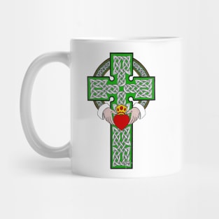 Celtic Claddagh Cross Mug